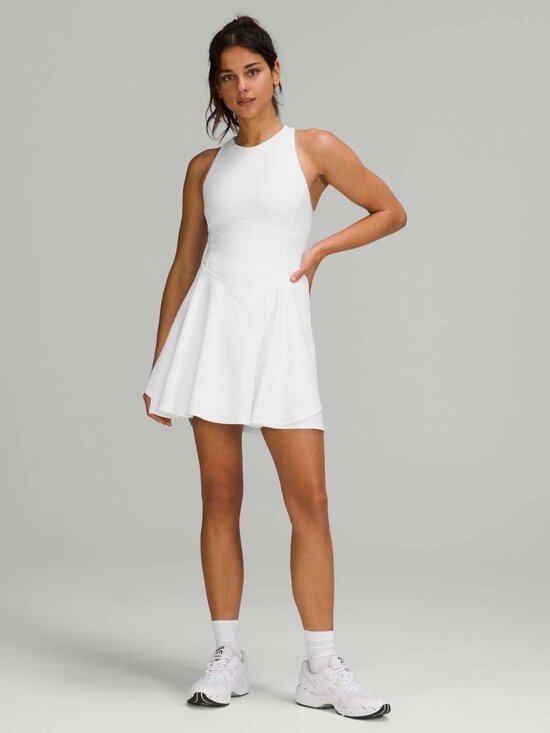 lululemon athletica Dresses & Skirts - Lululemon Court Crush Dress White Size 4 W1DOCS
